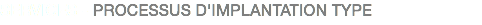 SERVICES - PROCESSUS D'IMPLANTATION TYPE